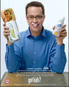 Jared gives kids his 6-inch “sub”