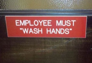 wash-hands sign